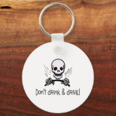 Drink en besturing overslaan sleutelhanger (Voorkant)