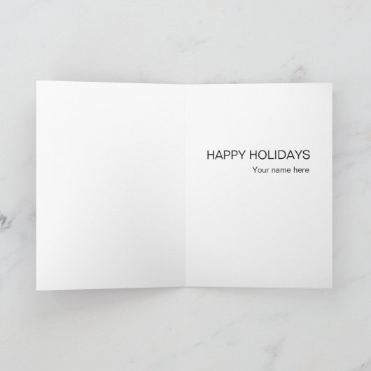 DRINK- EN EAT-FRUITCAKE Wenskaart Feestdagen Kaart (Binnen)