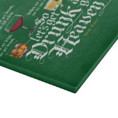 Drink en naar de hemel gaan (Iers Drink toast) Snijplank (Hoek)