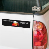 Drink en ontleed geen sticker (Op Truck)