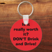 drink en rijden niet sleutelhanger (Voorkant)