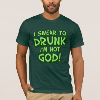 Drink en samengeperst t-shirt