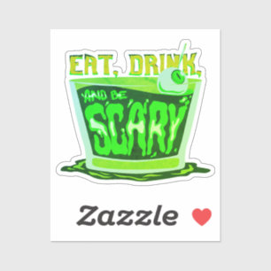 Drink eten en eng zijn sticker