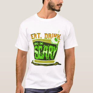Drink eten en eng zijn t-shirt