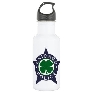 Drink flesje van de Ierse politiebadge in Chicago Waterfles