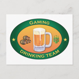 Drink gameteam briefkaart