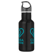 Drink geen totalitarisme waterfles  (Achterkant)