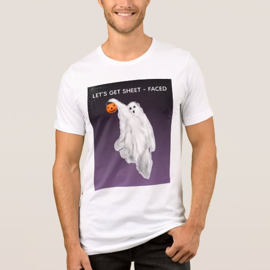 Drink Ghost Halloween T-shirt (Voorkant)