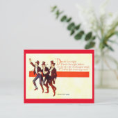 Drink gisteravond... 1909 briefkaart (Staand voorkant)