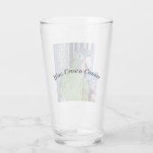 Drink glas met blauwe kroon (Achterkant)