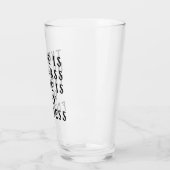 Drink glas/trommel - glas van volledigheid (Links)