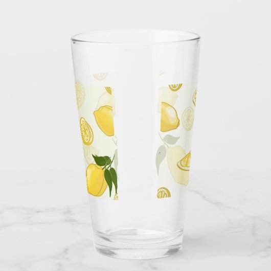 Drink glascitroenprint glas (Links)