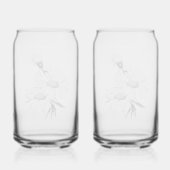 DRINK GLASKUNST ONTWERPSTIJL BLIKVORM GLAS (Achterkant)