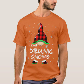 Drink Gnome Buffalo Pset Matching Family Christma T-shirt