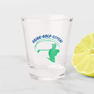 Drink Golf Herhalen Shot Glas