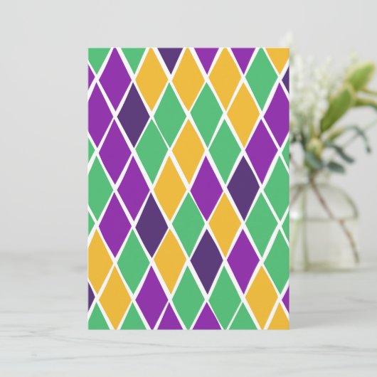 Drink Harlequin Feestdagenkaart (Staand voorkant)