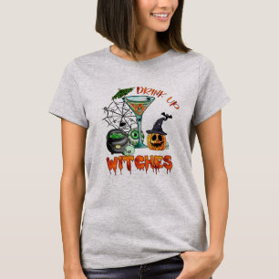 drink heksen op voor magische halloween potion t-shirt