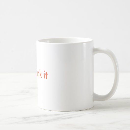 drink het gewoon koffiemok (Rechts)