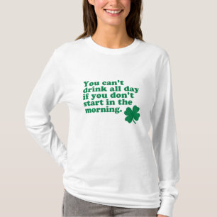 Drink het Shirt van de hele dag