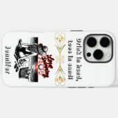Drink in de hand, tenen in het zand! Case-Mate iPhone case (Achterkant (horizontaal))