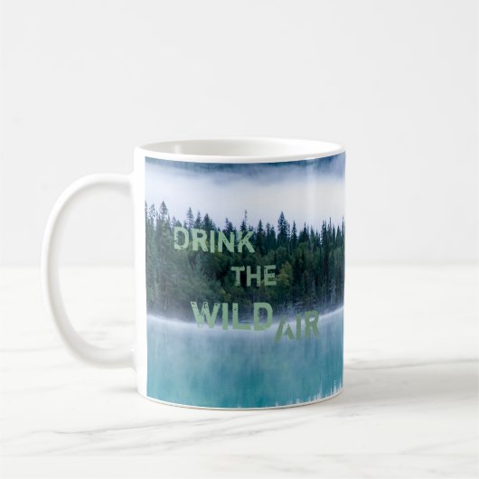 Drink in de Wilde lucht Koffiemok (Links)