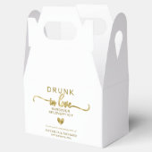 Drink in Liefde Bruiloft Kater Kit Favor Box Bedankdoosjes (Geopend)