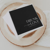 Drink in Liefde Bruiloft Servet