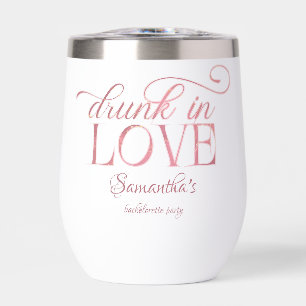 Drink in liefde champagne toren roze bachelorette
