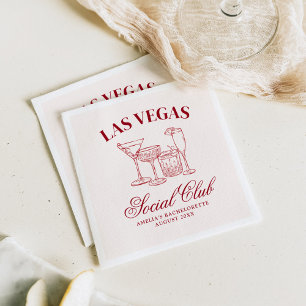 Drink in liefde cocktails Bachelorette Social Club Servet