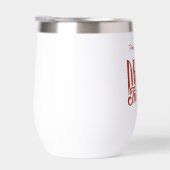 Drink in Liefde Rode Custom Bachelorette Wine Tumb (Rechts)