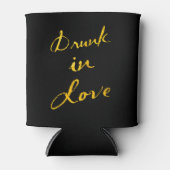 Drink in Love Black Blikjeskoeler (Voorkant)