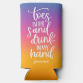 Drink in mijn Hand Mooie typografie met verloop (Achterkant)