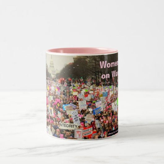 Drink je ochtend Jo van een mooie mok in maart - (Center)