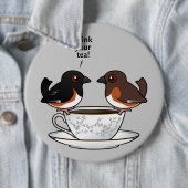 Drink je thee! ronde button 6,0 cm (In situ)