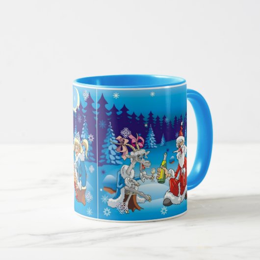 drink kerstkerstmis mok (Voorkant rechts)