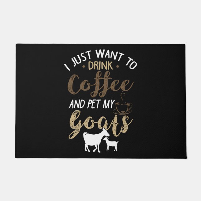 Drink kluis met goats deurmat (Voorkant)