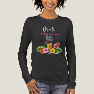 Drink Knop Bruids T-shirt Bachelorette Feestje