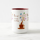 Drink koffie, bespaar vogels mok (Midden)