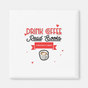 Drink Koffie lezen Boeken demonteren Systemen Magneet