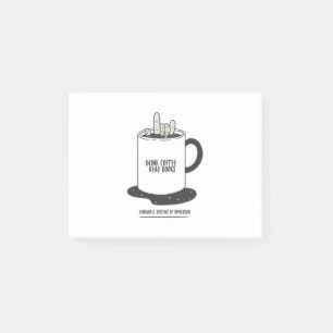 Drink Koffie lezen Boeken demonteren Systemen Post-it® Notes