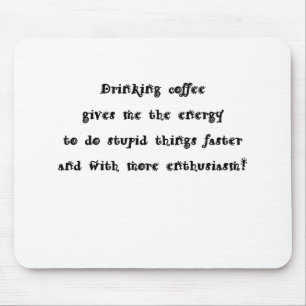 Drink koffie muismat