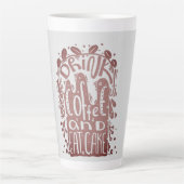 Drink Koffieeet Cake Latte Mok (Voorkant)