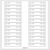 Drink Label van weduwen (Vel)