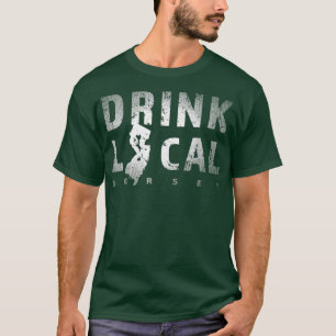 Drink Local New Jersey Craft Beer NJ Breweries T-shirt