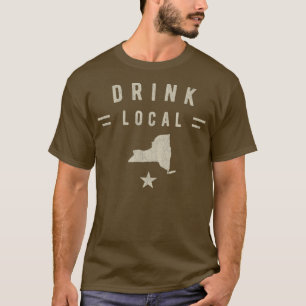 Drink Lokale New York Craft Bierliefhebbers T-shirt
