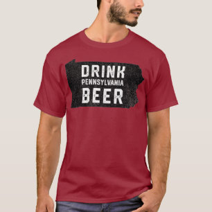 Drink Lokale Pennsylvania Craft Beer State T-shirt