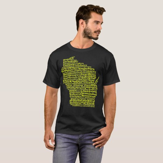 Drink Lokale Wisconsin Brouwerijen Craft Beer T-shirt (Voorkant volledig)
