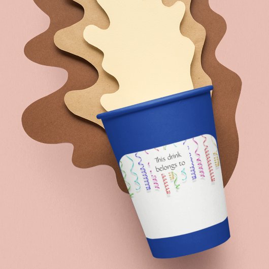 Drink Marker Identifier Label Celebration Party