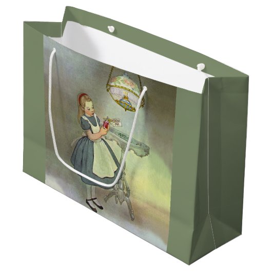 Drink me 2 large cadeauzakje (Voorkant Gekanteld)