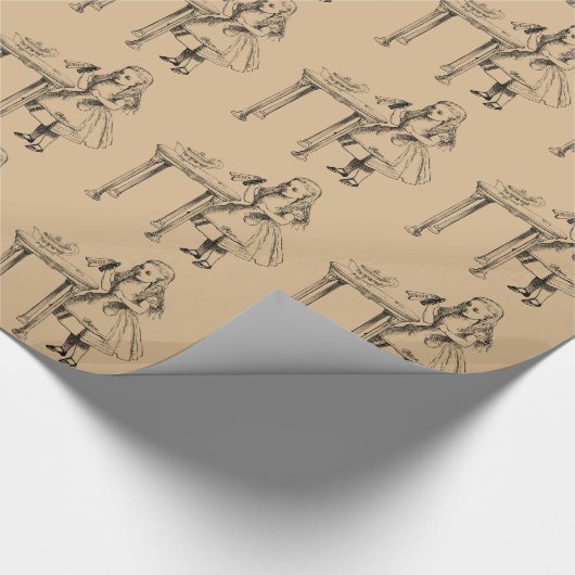 Drink me Alice in Wonderland Cadeaupapier (Hoek)